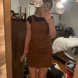 Altard State Button Down Overall Dress